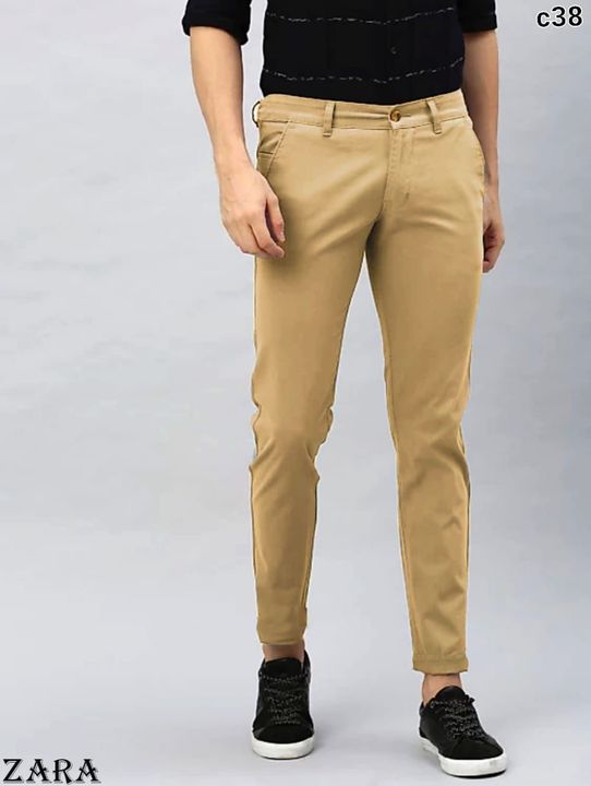 Post image Whole sale only9786551544Brand - Zara 
Style - c38 Men's Comfort Fit 
Fabric - ```King Roma Lycra Fabric``` 
Gsm - 340
Color - any 7 
Size - 28,30,32,34,36
Ratio - 1-1-1-1-1
Price - ₹ 380/- 
Moq - 39 pcs {35+4 pcs mix}
All goods are in Single pcs packed.
👉👉 Ready For Delivery