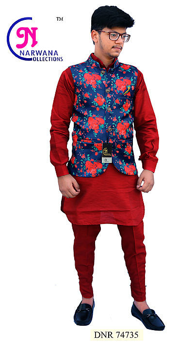 Post image Hey! Checkout my new collection called Printed nehru jacket.