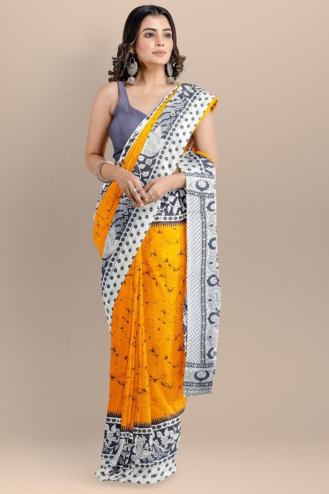 Cotton mulmul saree uploaded by business on 11/27/2021