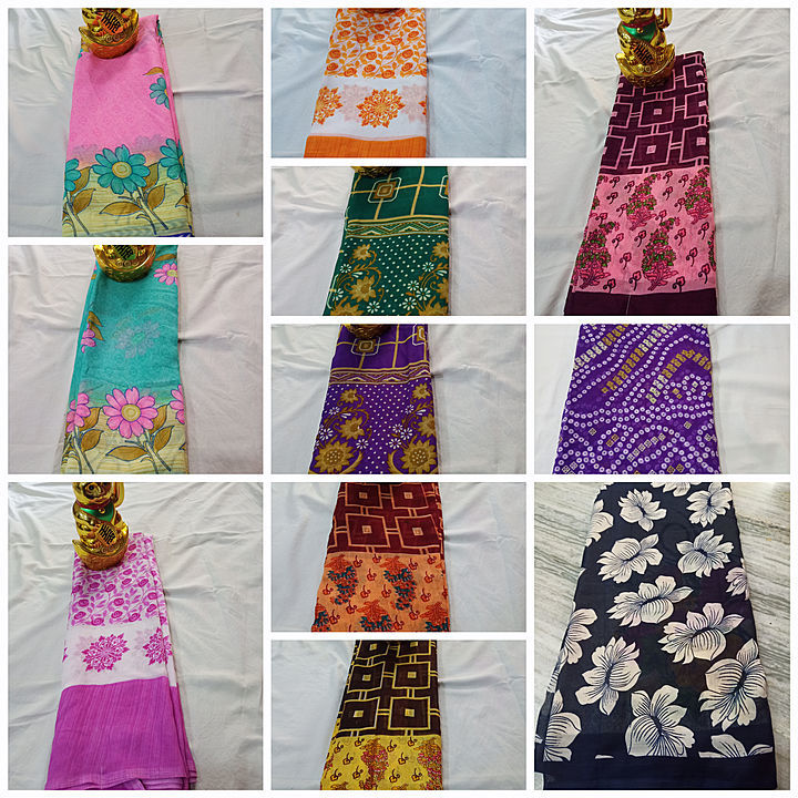 Daily wear saree uploaded by Ashwini fabrics on 9/22/2020