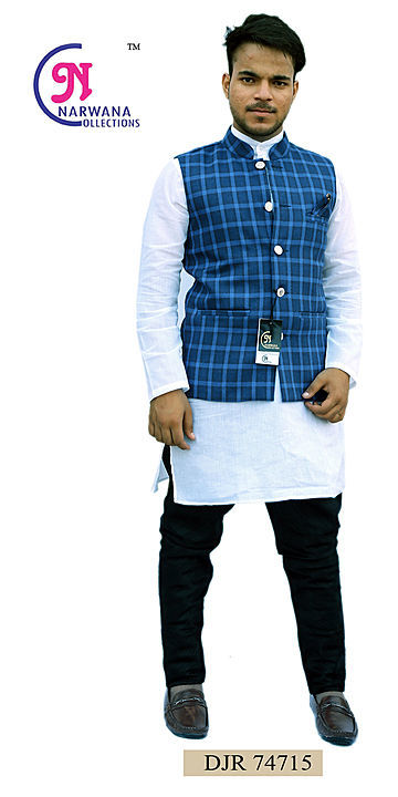 Woolen nehru jacket uploaded by Narwana collections on 9/22/2020