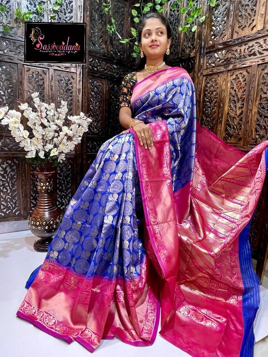 Banarasi kanchi tissue saree uploaded by Greyce fashion on 11/27/2021