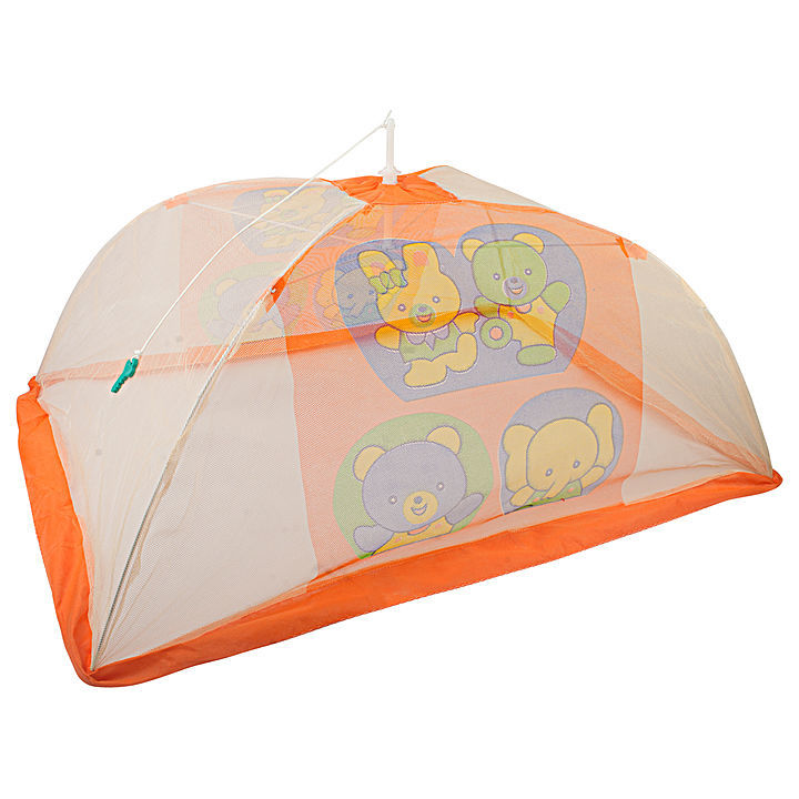 Sr No.7 - Umbrella Mosquito Net for New Born Babies - 28" Inch , Cartoon Painting only on One Side , uploaded by BUYERS WISH on 9/22/2020