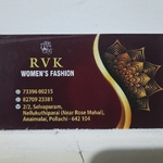 Business logo of RVK WOMEN'S FASHION