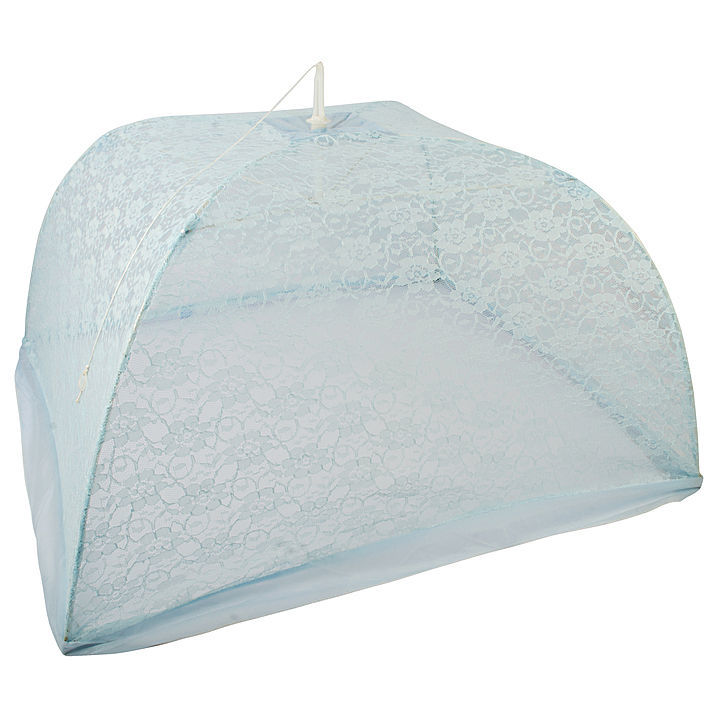 Sr No.13 - Umbrella Mosquito Net for New Born Babies - 28" Inch , With Self Design , Number of Stick uploaded by BUYERS WISH on 9/22/2020