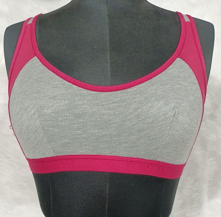 Sports non paded bra uploaded by K2 Fashion on 11/27/2021