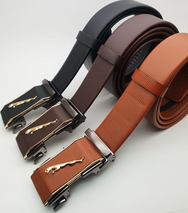 Lwmht
Imported leather belt luxury style autolock buckle gear strap good quality fots upto 38 waist uploaded by XENITH D UTH WORLD on 11/27/2021
