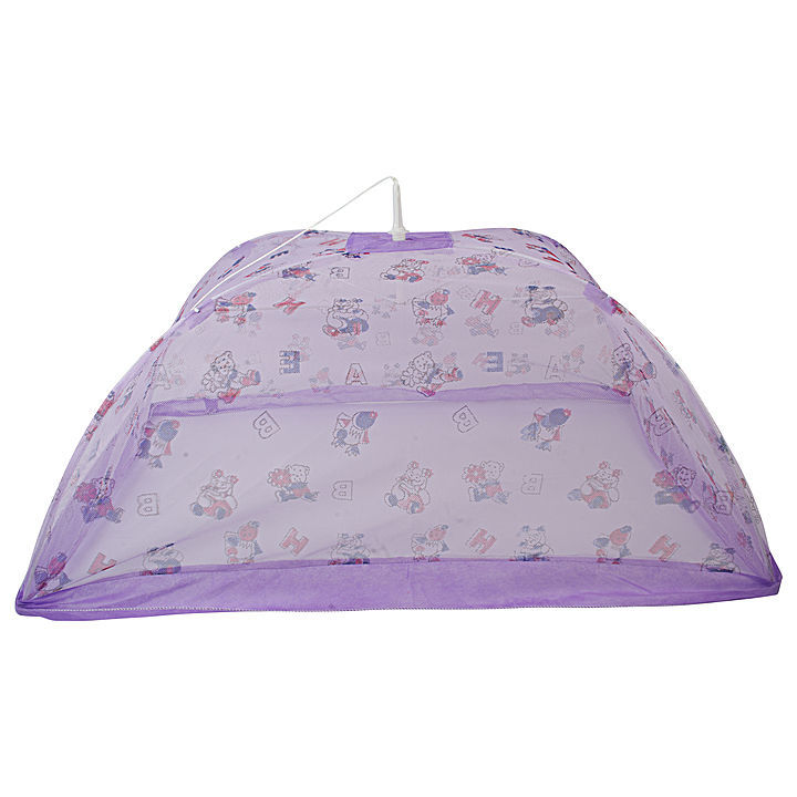 Sr No.15 - Umbrella Mosquito Net for New Born Babies - 28" Inch , Flower Print , Number of Sticks -  uploaded by BUYERS WISH on 9/22/2020