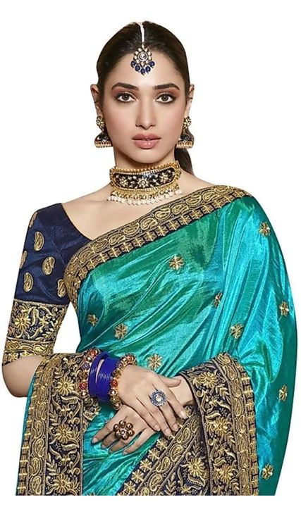 CS Trendz Women's Silk Saree With Unstiched Blouse Piece uploaded by business on 11/27/2021