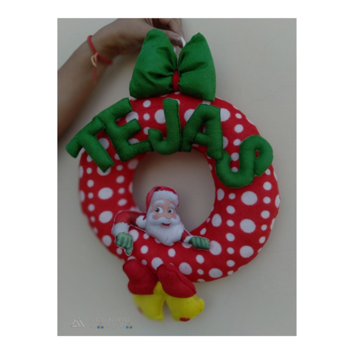 Post image _Christmas special santa 🎅 hanging for kids room wall decoration_
Fabric-NYLEX Stuffing-MICROFIBER 
Size :- Height 20 inches *APPROX*Width 15 inches *APPROX*
*----------------------------------*
*(0 to 5 letters )*
*----------------------------------**(0 to 8 letters )**----------------------------------*
*with 18 inches moon*(0 to 12 letters)**---------------------------------*Shipping all over India 🇮🇳Dm for order
Do follow on Instagram for more information @giftsa_gifts
Contact on -7995189609https://chat.whatsapp.com/LSosKfxgpKvJyWknYSGZTu 
resellers join for Reselling