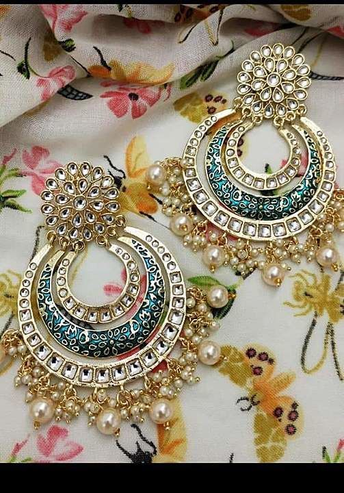 Beautiful celebrity style earrings Price 600 + shipping  uploaded by business on 9/22/2020