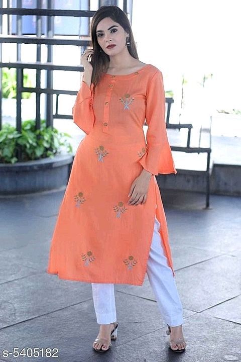 Post image Hey! Checkout my new collection called  Women's Embroidered Royan kurti.