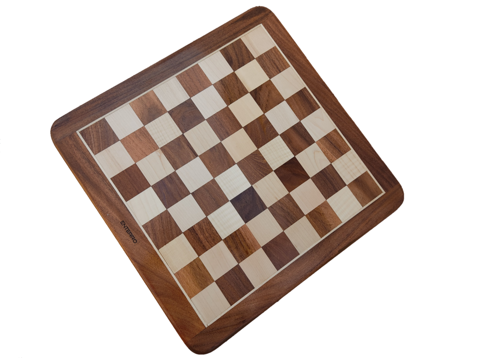 Enterro Wooden Flat Chess Board only 16 x 16 inch uploaded by business on 11/28/2021