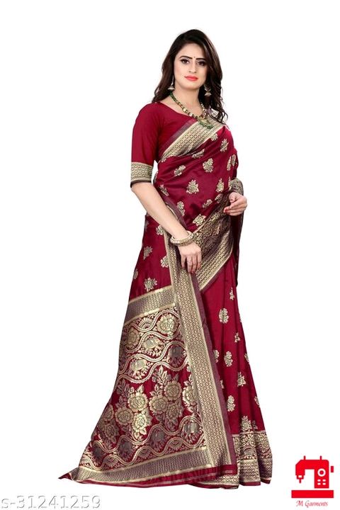Banarasi Silk Saree uploaded by M garment and accessories on 11/28/2021