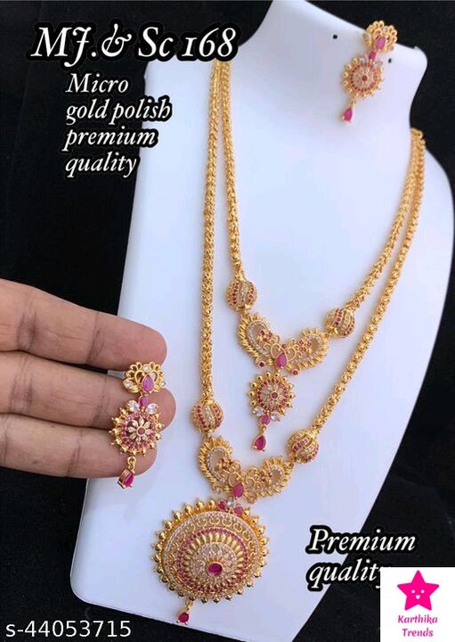 Allure Graceful Women  Jewellery set
 uploaded by Karthika trends on 11/28/2021