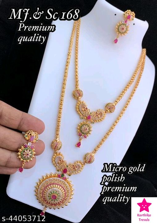 Allure Graceful Women  Jewellery set
 uploaded by Karthika trends on 11/28/2021