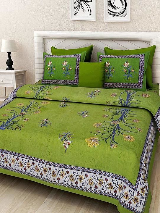 Jaipuri printed cotton Bedsheets
Size 90*100 uploaded by business on 9/23/2020