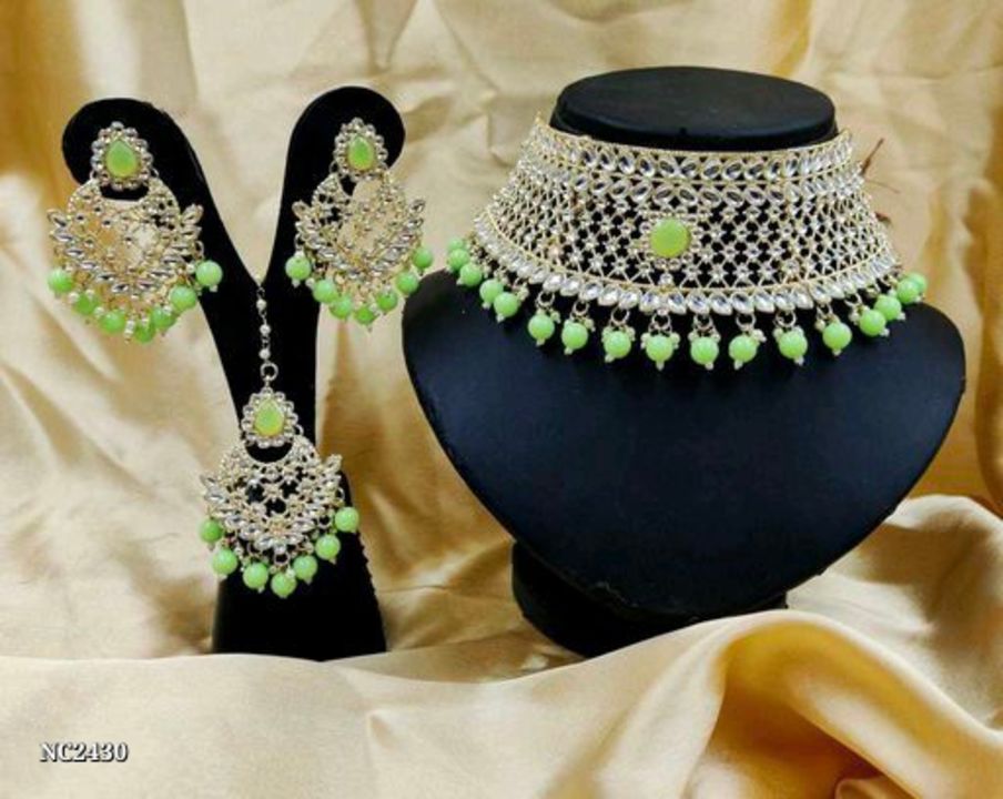 *NC Market* KAYAA FASHION WOMEN NECKLACES WITH EARRING AND MAGTIKA

*Rs.390(freeship)*
*Rs.440(cod)* uploaded by NC Market on 11/29/2021