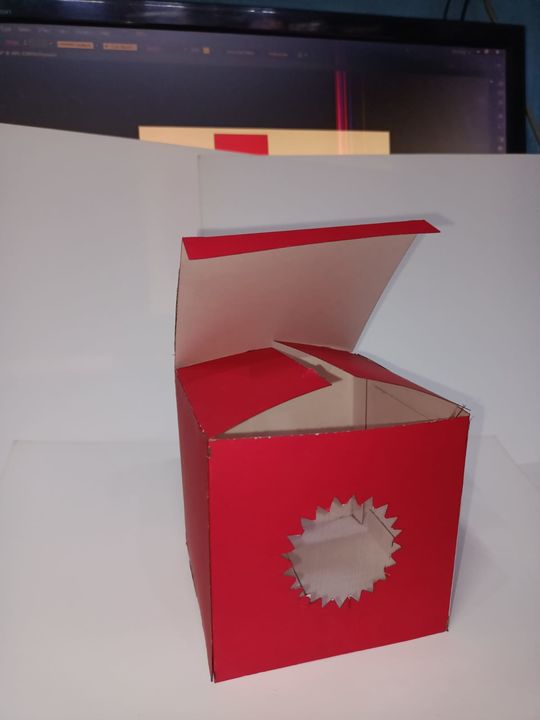 Singal cup cake box uploaded by Paper bags and box on 11/29/2021