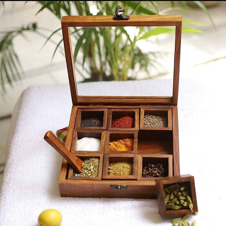Wooden Spice Box uploaded by business on 11/29/2021