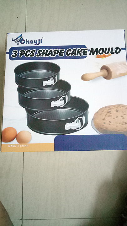 Cake mould 3set uploaded by Shree Ganesh Bake Mart  on 9/23/2020