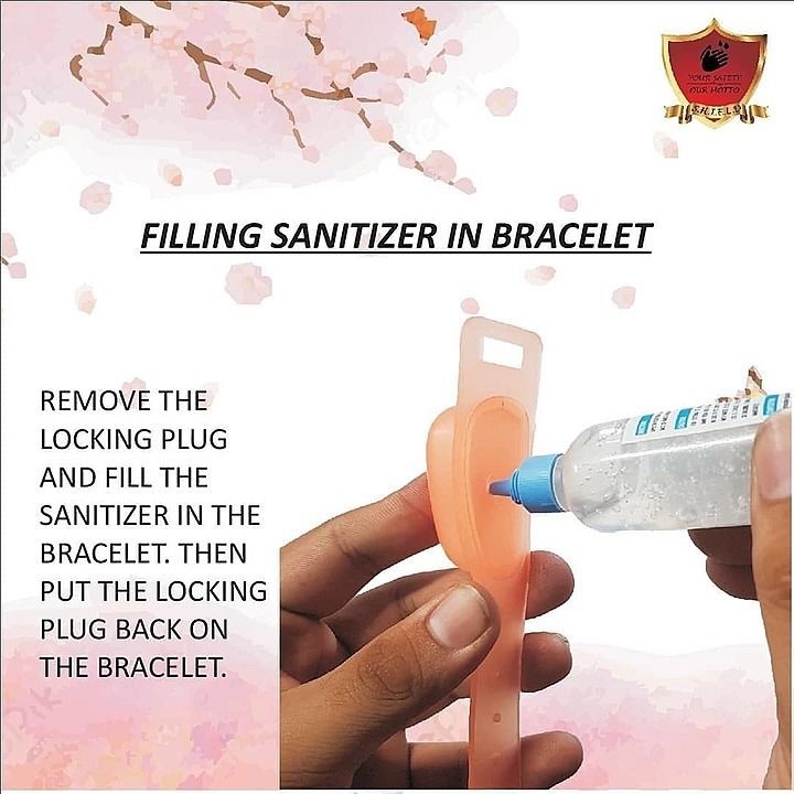 Sanitizer Bracelet uploaded by Wrist Sanitizer Band  on 9/23/2020
