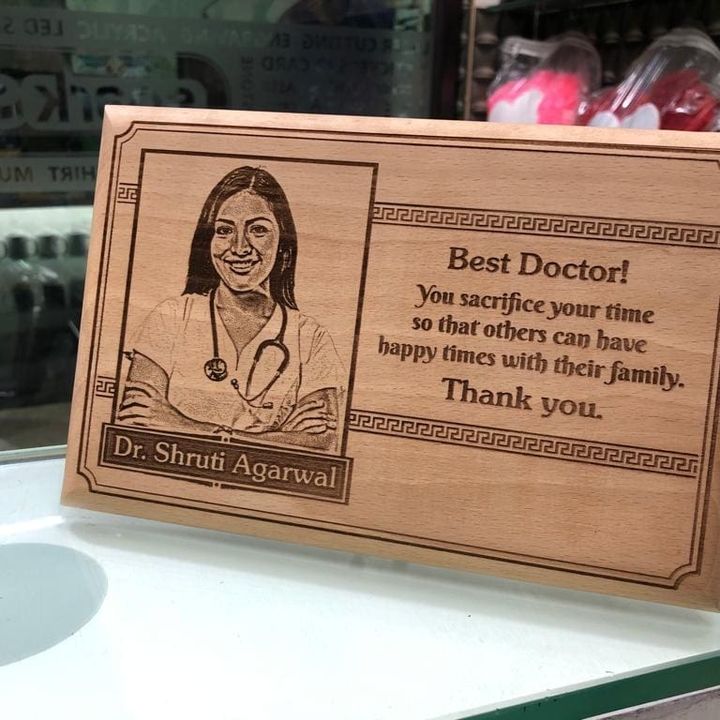 Wooden plaque uploaded by business on 11/29/2021