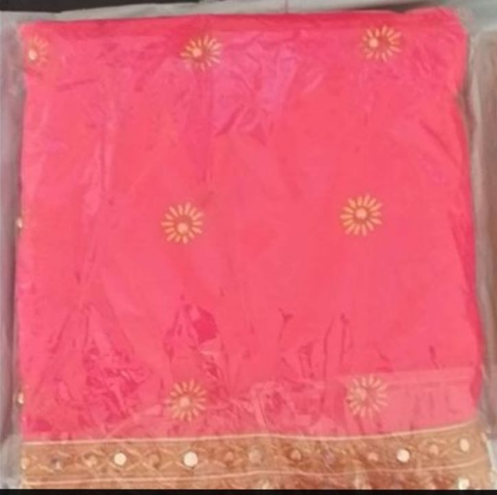 Chiffon pink Saree uploaded by business on 11/29/2021