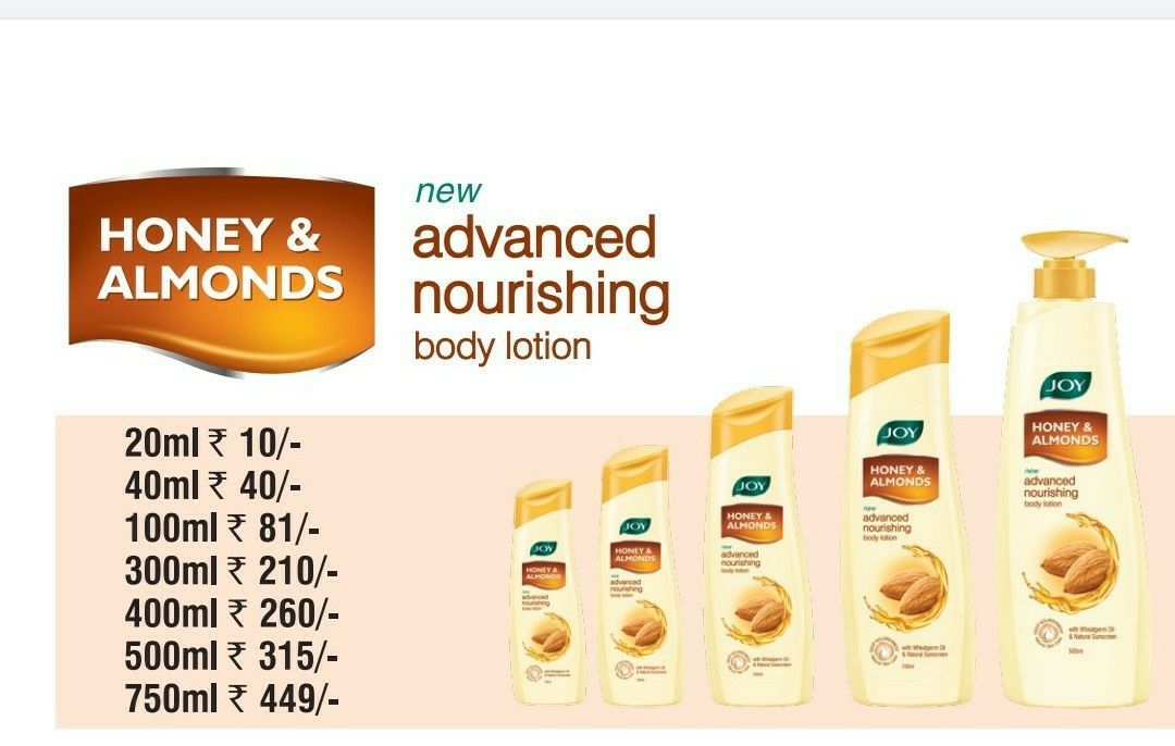 Joy honey& almond body lotion uploaded by Devika store on 11/30/2021