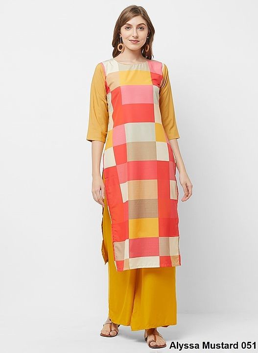 Printed Straight Rayon Kurti  uploaded by business on 9/23/2020