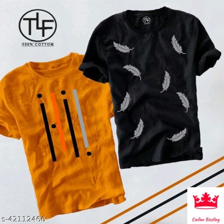 URBAN COTTON TSHIRT FOR MAN  (pack of 2) uploaded by Rudra online collection on 11/30/2021