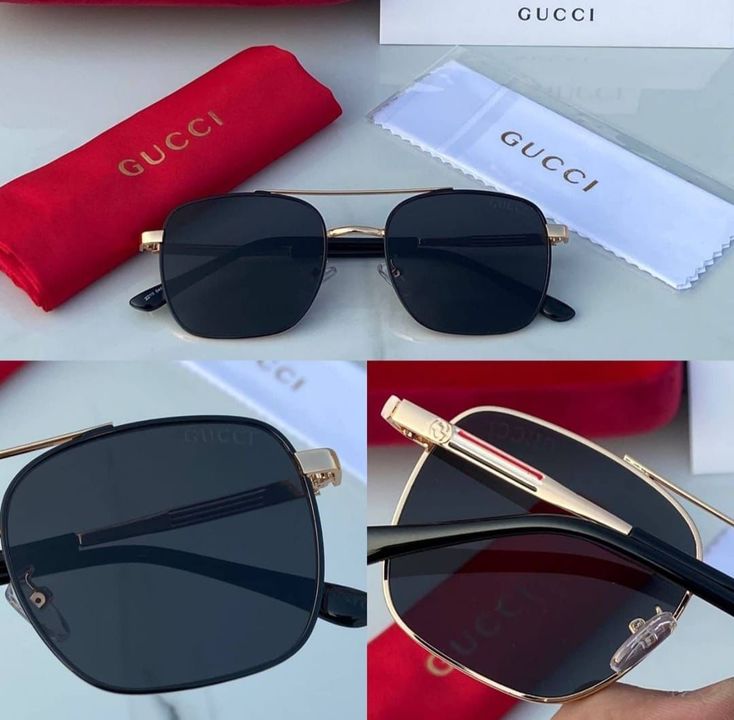 Ajmpc***
Sunglass  
FOR HIM/HER
Golden Black Colour
WITH INDIAN BOX

WITH OG BOX
Charges xtra uploaded by XENITH D UTH WORLD on 11/30/2021
