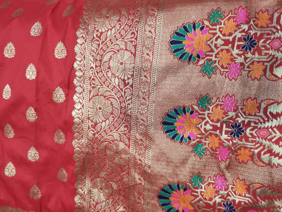 Fancy Banarasi saree uploaded by Vishal Sarees on 11/30/2021