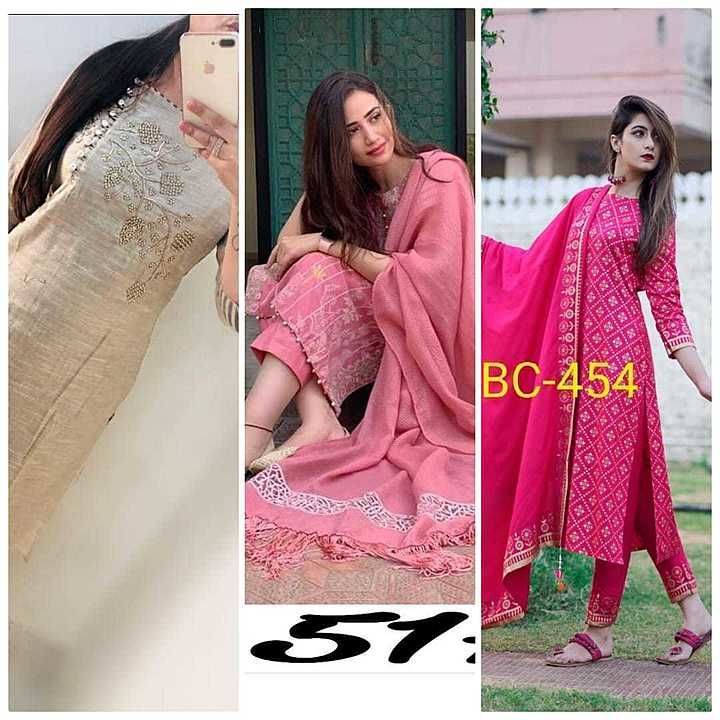 Best quality of Royal 👌👌👌 Kurtis Manufacturer off Jaipur No Repilika 

*3 pcs combos*


*Fabric-R uploaded by Cloth on 9/23/2020