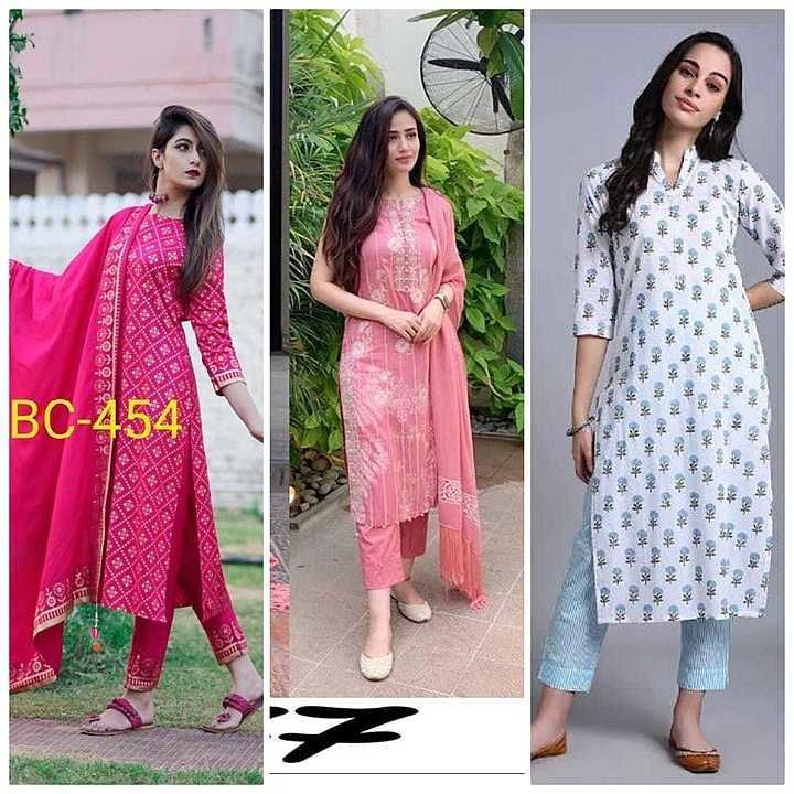 Best quality of Royal 👌👌👌 Kurtis Manufacturer off Jaipur No Repilika 

*3 pcs combos*


*Fabric-R uploaded by business on 9/23/2020