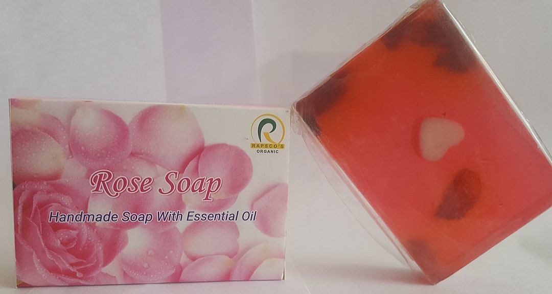 Handmade soap with natrul rose petals & essential oil  uploaded by business on 9/23/2020