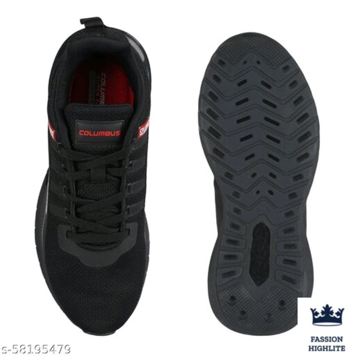 Columbus Boston BlackWhite Comfortable Latest Stylish, Lightweight Sports Shoes for Running, Walking uploaded by FH Mart on 11/30/2021