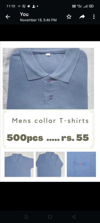 Boy's Collar T-shirts uploaded by Anand Jilla on 11/30/2021