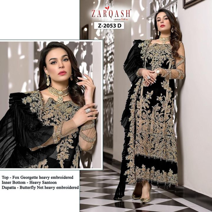 Pakistani suit available please contact me uploaded by Womeneez Fashion on 11/30/2021