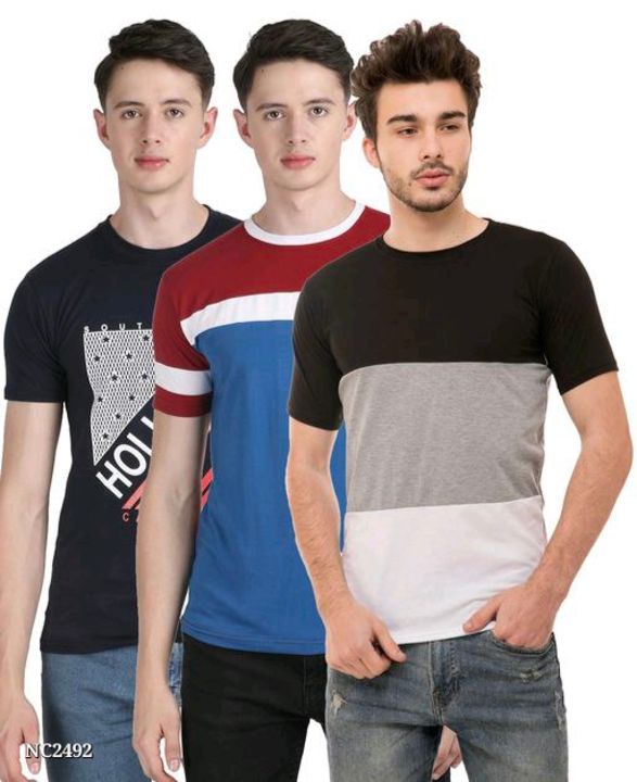 *NC Market* Stylish Cotton Blend Men's T-Shirt

*Rs.470(freeship)*
*Rs.550(cod)*
*whatsapp.993704549 uploaded by NC Market on 11/30/2021
