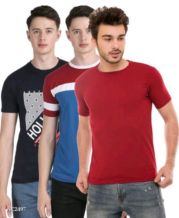 *NC Market* Stylish Cotton Blend Men's T-Shirt

*Rs.470(freeship)*
*Rs.550(cod)*
*whatsapp.993704549 uploaded by NC Market on 11/30/2021
