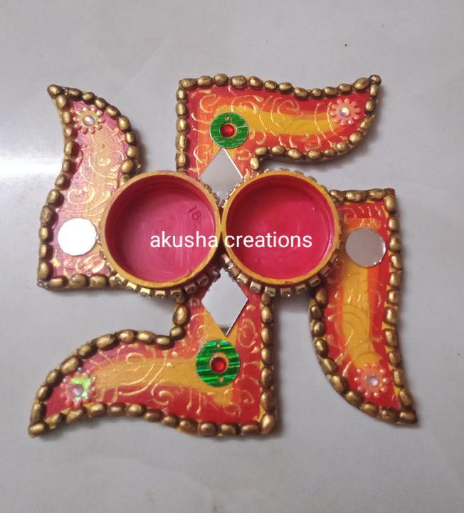Handmade haldikumkum mini platter  uploaded by Akusha Creations on 11/30/2021