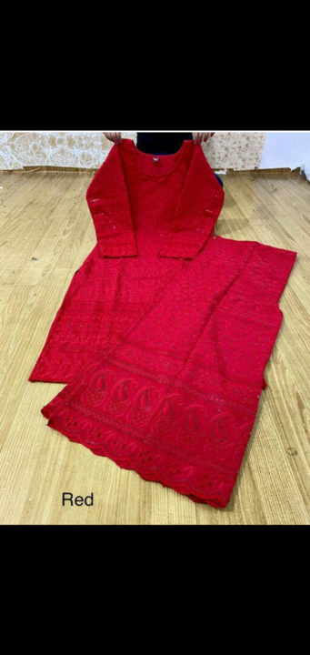 Post image I want 1 Pieces of Mujhe sequence work me rayon kurti plazo set chahiye manufacturers reply de.
Below is the sample image of what I want.