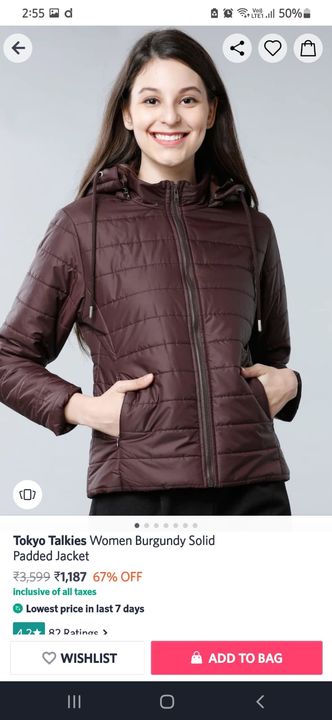 Post image I want 1 Pieces of Women's jackets.
Chat with me only if you offer COD.
Below is the sample image of what I want.