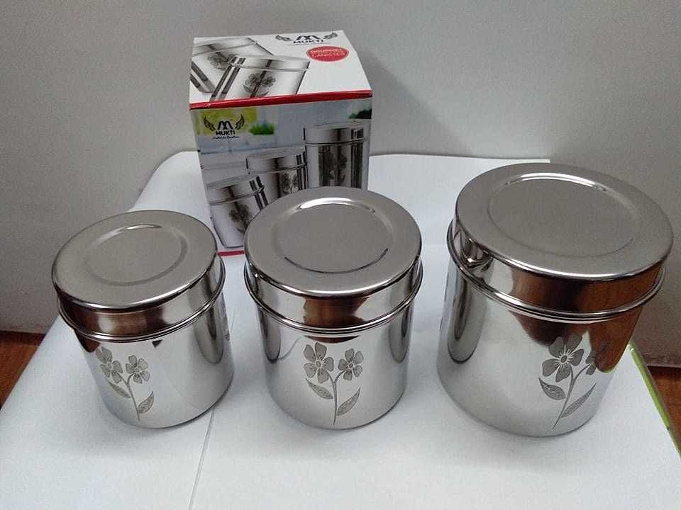 Stainless Steel - Gourmet Flora - Size ( 7, 8, 9) ( Set of 3 pcs ) ( Total Capacity 1,350 ml ) - Hig uploaded by BUYERS WISH on 9/23/2020