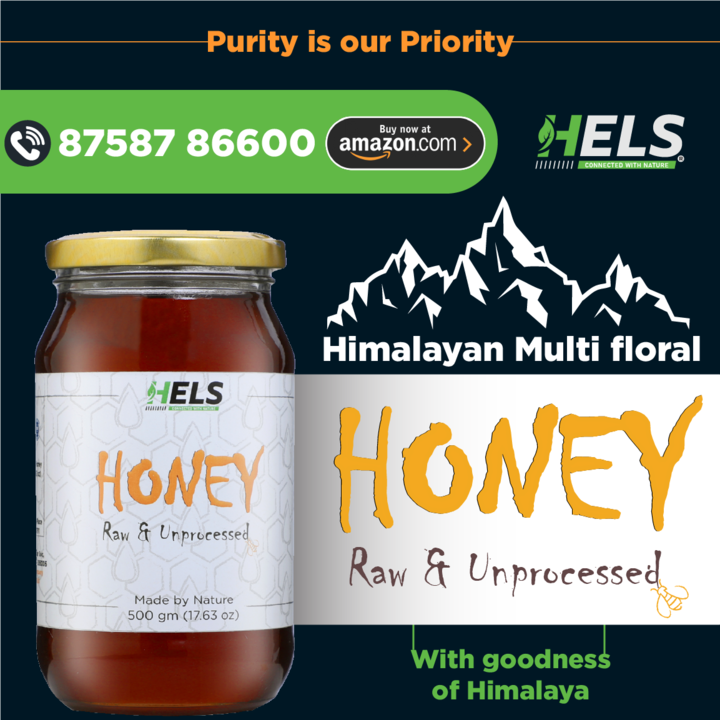 HELS RAW & UNPROCESSED HIMALAYAN HONEY uploaded by HELS FOODS PRIVATE LIMITED on 12/1/2021