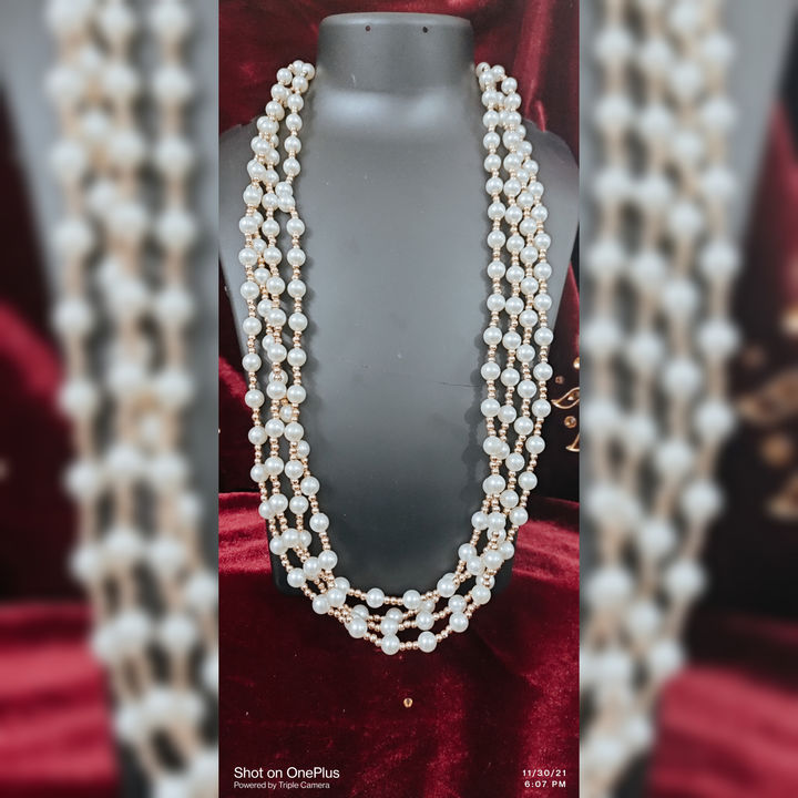 Pearl Neckpiece uploaded by ANHAD- A Handmade Jewellery brand on 12/1/2021