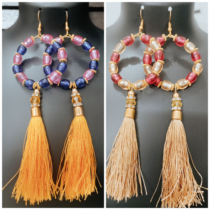 Tassel Earrings uploaded by ANHAD- A Handmade Jewellery brand on 12/1/2021