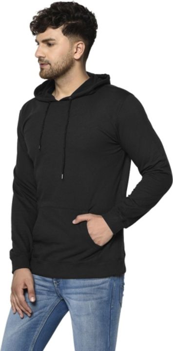 Men black hoodie uploaded by business on 12/1/2021