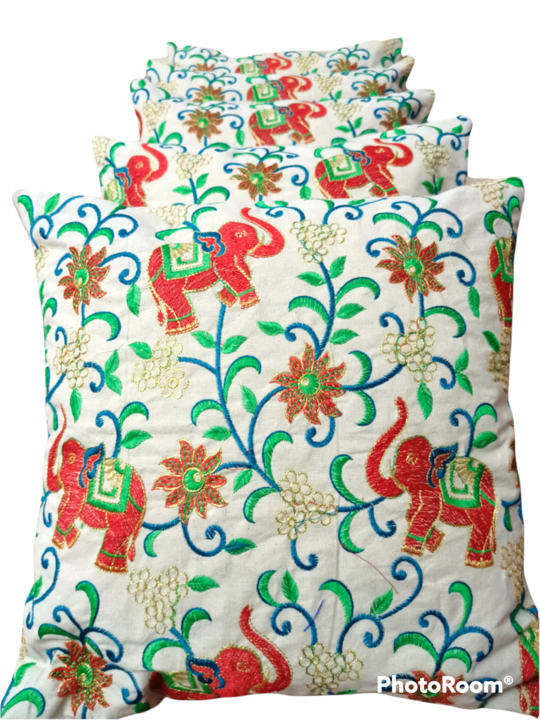 Cushion cover uploaded by Riddhi Handicraft on 12/1/2021
